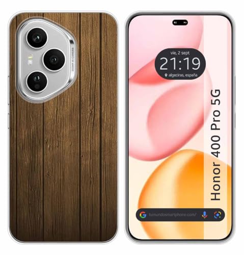 Custodia In Silicone Per Huawei Honor 400 Pro 5G Design Legno Disegni