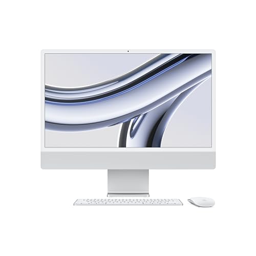 Apple 2023 Computer Desktop All-In-One Imac Con Chip M3: Cpu 8-Core, Gpu 10-Core, Display Retina 4,5K 24", 8Gb Di Memoria Unificata, 256Gb Di Archivia