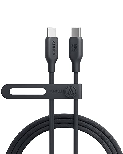 Anker 543 Cavo Da Usb C A Usb C (240 W 180Cm), Cavo Ricarica Usb 2.0 Ecologico A Base Biologica Per Macbook Pro 2020, Ipad Pro 2020, Ipad Air 4, Samsu
