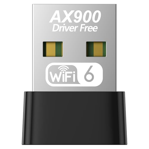Adattatore Wifi Usb 3.0, Ax900 Chiavetta Wifi 6 Dual Band 5 Ghz/2,4 Ghz, Compatibile Con Windows Xp/7/8/10/11, Design Compatto E Funzionalità Plug & P