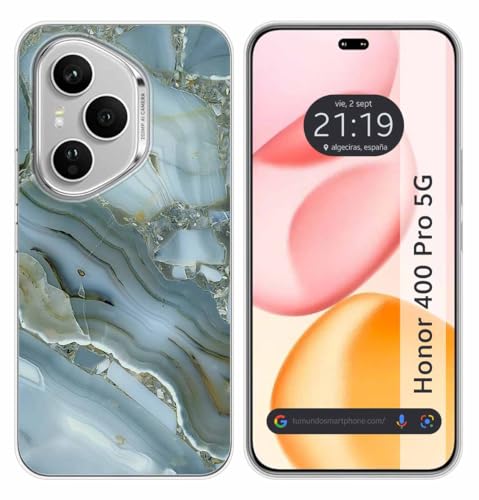 Custodia In Silicone Per Huawei Honor 400 Pro 5G Design Marmo 09 Disegni