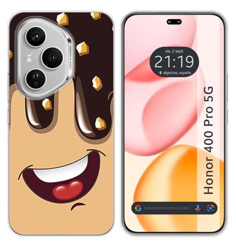 Custodia In Silicone Per Huawei Honor 400 Pro 5G Motivo Gelato Cioccolato Disegni