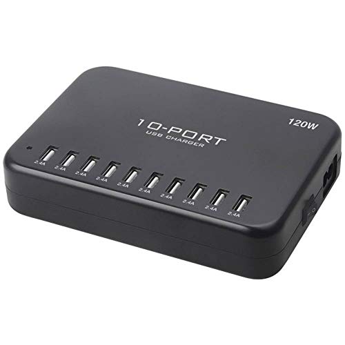 Lvsun Usb-Caricabatteria 120W Smart 10-Port Ls-10U24F-Ae Steckdose Ausgangsstrom (Max.) 24000Ma 10 X Us