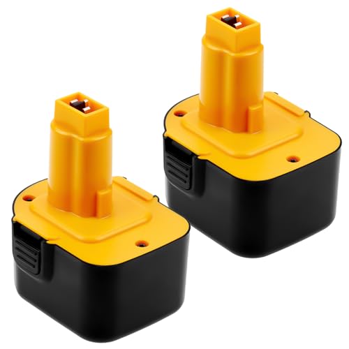 Moticett Per Dewalt 12V Batteriadue Pezzi De9071 3600Mah Ni-Mh Sostitutiva Dc9071 Dw9071 Dw9072 De9075 De9071 De9074 De9501 De9037 De9072 Ezwa49 Attre