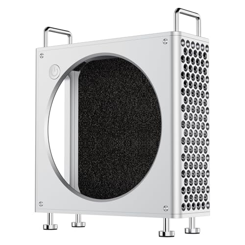 Ulanzi Qt01 Cassa In Lega Di Alluminio, Supporto Per Mac Mini M4/M4 Pro 2024 - Allineamento Magnetico Massima Protezione Raffreddamento Pulsante Di Ac