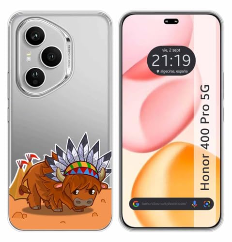 Custodia In Silicone Trasparente Per Huawei Honor 400 Pro 5G Motivo Sciaralo Disegni