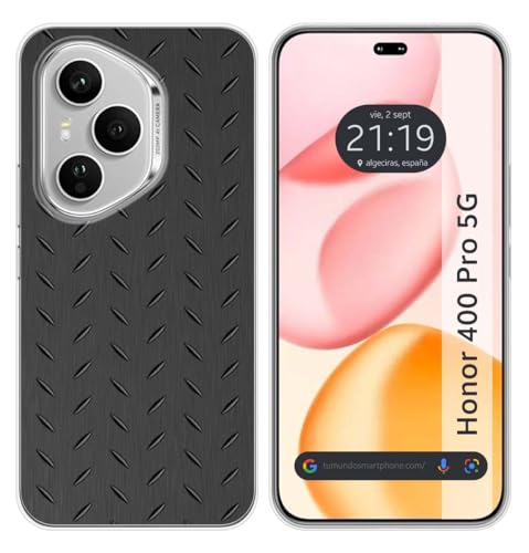 Custodia In Silicone Per Huawei Honor 400 Pro 5G Design Metallo Disegni