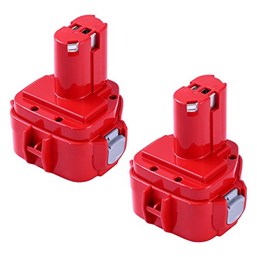 2X Powayup 12V 3.6Ah 1220 Ni-Mh Sostituzione Per Makita Batteria 1222 1233 Pa12 1200 1234 1235 1235B 1235F 1235A 192696-2 192698-8 192598-2 192698-A 1