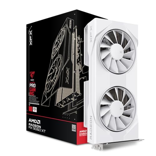 Xfx Swift Amd Radeon Rx 9060 Xt Oc 8Gb Gddr6 Fsr 4 Blanca