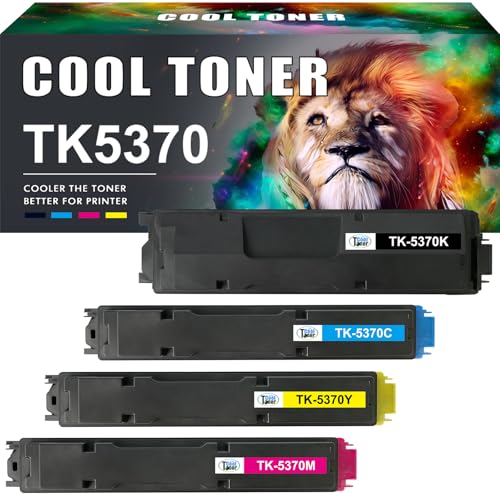 Tk5370 Tk-5370 Compatibile Con Kyocera Ecosys Pa3500Cx Ma3500Cix Ma3500Cifx Tk5370K Tk5370C Tk5370M Tk5370Ky (4Pk Nero Ciano Giallo Magenta)