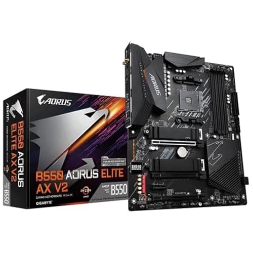 Gigabyte B550 Aorus Elite Ax V2 (Amd Ryzen 5000/B550/Atx/True 12+2 Phases Digital Vrm