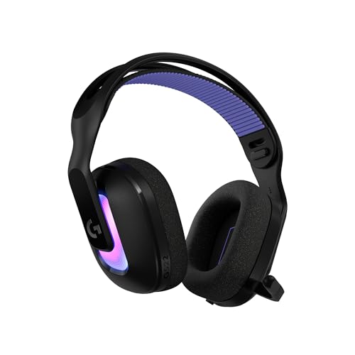 Logitech G G522 Lightspeed Cuffia Con Microfono Gaming Wireless, Lightsync Rgb, Microfono E Audio Sincronizzato Avanzato, Connettività Tripla Con Ligh