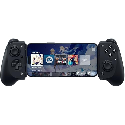 Razer Kishi V3 - Controller A Gaming Usb-C Per Iphone E Smartphone Android - Plug And Play - Stick Analogici Anti-Drift (12 Pulsanti - Sensa Hd Haptic