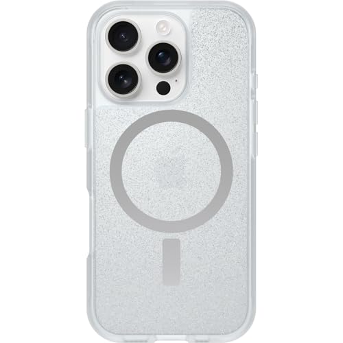 Otterbox Cover Per Iphone 16 Pro React Series Magsafe, Resistente A Shock E Cadute Fino, Cover Ultrasottile, Testata A Norme Mil-Std 810G, Stardust/Tr