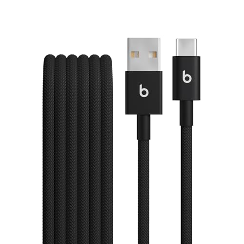 Beats Da Usb-A A Usb-C Cavo In Tessuto Intrecciato, Ricarica Rapida, Resistente E Antigroviglio, Caricatore Compatibile Per Dispositivi Apple E Androi