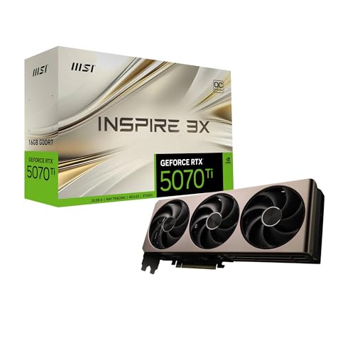 Msi Geforce Rtx 5070 Ti 16G Inspire 3X Oc