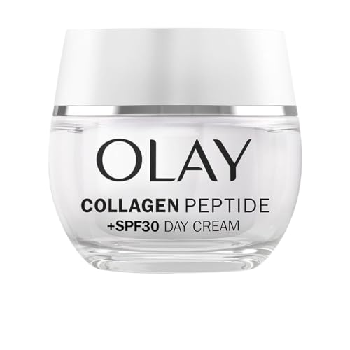 Olay Collagen Peptide Crema Giorno Idratante Viso Spf 30, Con Niacinamide. Cura Della Pelle Well-Aging: Rafforza, Restaura, Idrata,50Ml