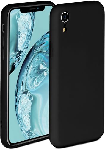 Oneflow, Cover Morbida, Compatibile Con Iphone Xr, In Silicone, Bordo Rialzato Per La Protezione Dello Schermo, A Doppio Strato, Colore: Nero Opaco