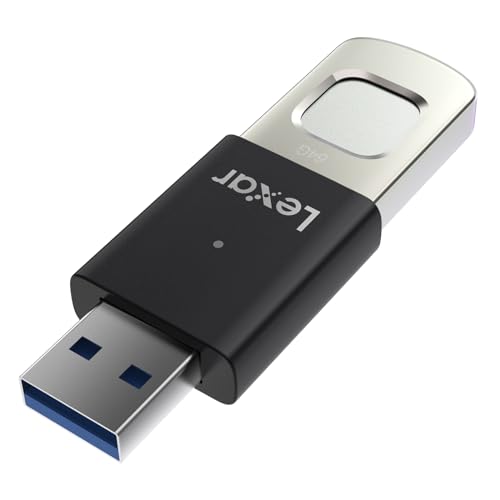 Lexar Jumpdrive Fingerprint F35 Pro - Chiavetta Usb 3.2 Gen 1 Da 256 Gb, Fino A 400/350 Mb/S In Lettura/Scrittura, Espansione E Backup Dell'Archiviazi