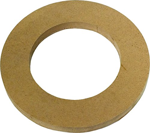Anello In Mdf Senza Incavo Per Altoparlante Diametro 130 Mm.