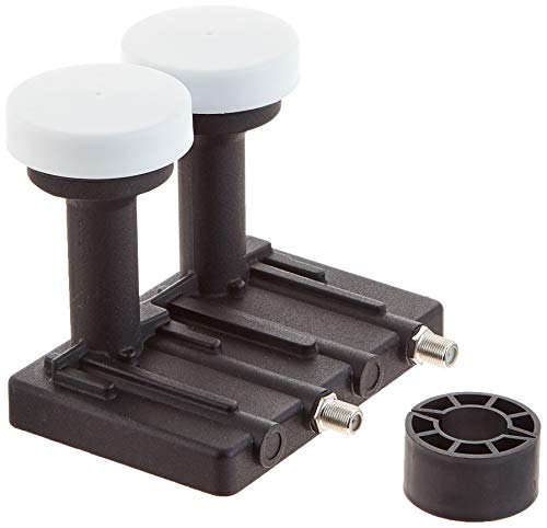 König Kn-Lnb-Tm43 Monoblocco Twin Da 4.3° 0.2 Db Per Astra 19.2°E E Astra 23.5°E Per 2 Tv, Bianco