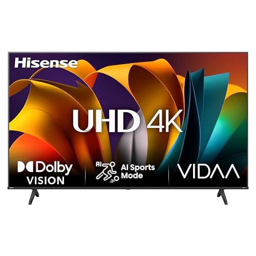 Hisense Tv 75" 4K Ultra Hd 75A6N, Smart Tv Vidaa U7, Dolby Vision, Hdr 10+, Dts Virtual:X, Game Mode, Alexa Built-In, Vidaa Voice, Tuner Dvb-T2/S2 Hev