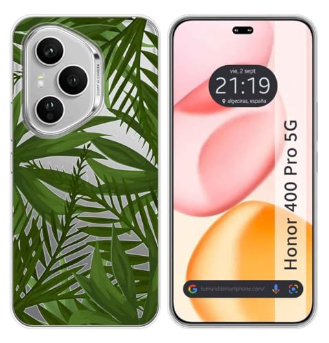 Custodia In Silicone Trasparente Per Huawei Honor 400 Pro 5G Motivo Giungla Disegni