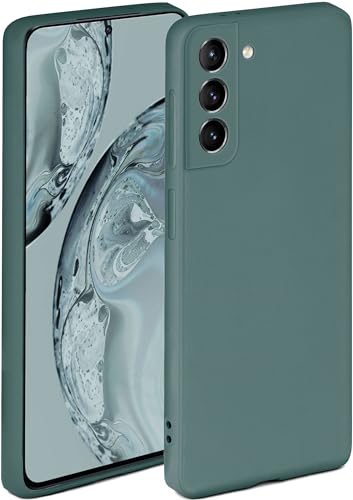 Oneflow Custodia Morbida Compatibile Con Samsung Galaxy S21, Custodia In Silicone Con Bordo Rialzato Per La Protezione Dello Schermo, Custodia Morbida