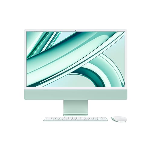 Apple 2023 Computer Desktop All-In-One Imac Con Chip M3: Cpu 8-Core, Gpu 10-Core, Display Retina 4,5K 24", 8Gb Di Memoria Unificata, 256Gb Di Archivia