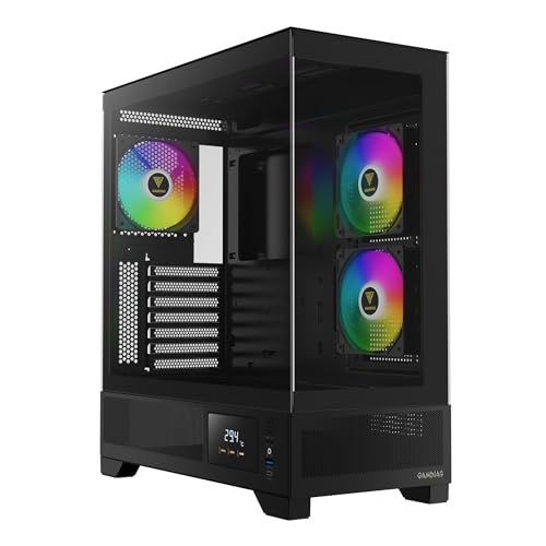 Gamdias Atlas M1 Computer Case Midi Tower Nero (Atlas M1 Mid-Tower Black Case)