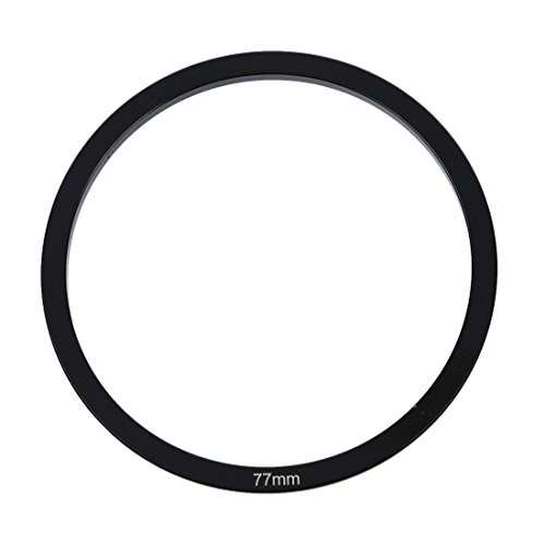 Iyalezirk 77Mm Adattatore In Metallo Nero Per Porta Filtro Seria P