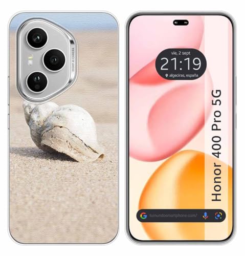 Custodia In Silicone Per Huawei Honor 400 Pro 5G Design Conchiglia Disegni