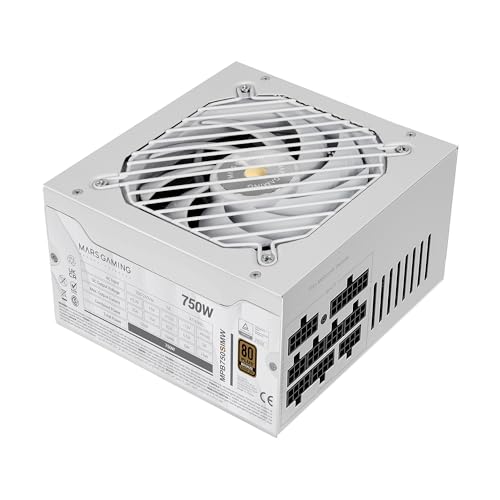Mars Gaming Mpb750Sim, Alimentatore Atx Full Modulare 750W, Garanzia 7 Anni, 80Plus Bronze 230V Eu, 90% Di Efficienza, Ventola Si Extreme Silence 140M