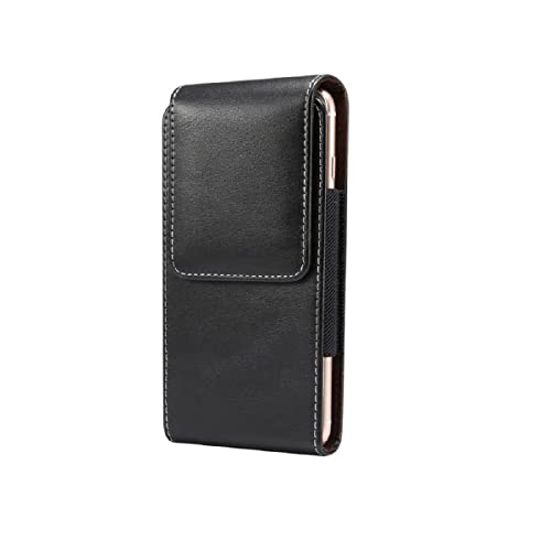 Dfv Mobile - Custodia Verticale In Pelle Con Passante Per Cintura Pernubia Red Magic 9S Pro (2024) - Nero