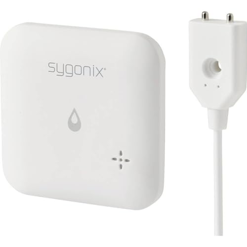 Sygonix Sy-6735646 Wassermelder Con App-Steuerung, Con Internem Sensor, Con Externem Sensor Batterie