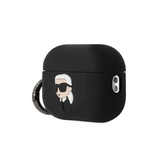 Karl Lagerfeld Silicone Nft Karl Head 3D Custodia Airpods Pro 2, Nero