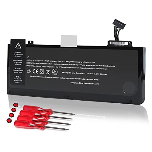 Batteria Per Macbook Pro 13 Mid 2012 2010 2009 Early & Late 2011 Battery A1278 A1322 Per Apple Mac Book Pro Mb990Ll/A Mb990Ch/A Mb990J/A 661-5229 661-