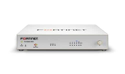 Fortinet Fortigate-50G Firewall Per Filiali E Piccoli Uffici Con 5 Porte Gigabit Ethernet Rj45 (Fg-50G)
