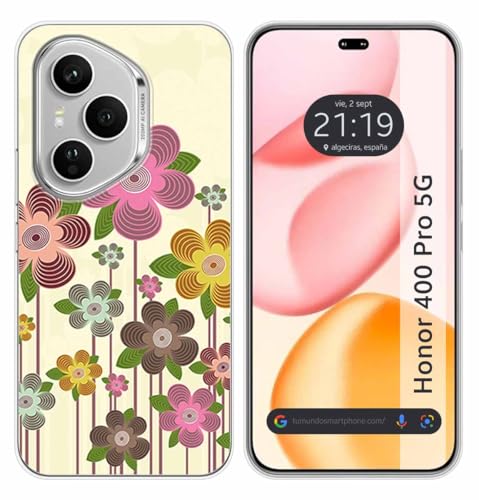 Custodia In Silicone Per Huawei Honor 400 Pro 5G Motivo Primavera In Fiore Disegni