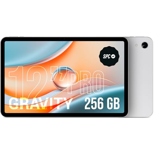Spc Gravity Pro - Tablet Da 12 Pollici Con Display Fhd Antiriflesso Matte View | 256 Gb Espandibili, 6 Gb Di Ram | Connessione 4G, Octa-Core E Android