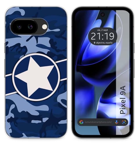 Custodia In Silicone Per Google Pixel 9A 5G Motivo Mimetico 03 Disegni