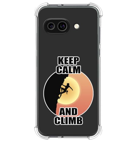 Custodia In Silicone Antiurto Per Google Pixel 9A 5G Design Donna Arrampicata Disegni