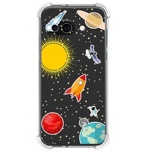 Custodia In Silicone Antiurto Per Google Pixel 9A 5G Design Spazio Disegni