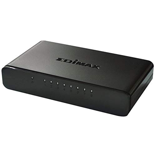 Switch 8 Porte Ethernet 10/100 Mbps Compatto Con Alimentazione Poe, Ideale Per Piccole Reti E Espansione Della Connettività.