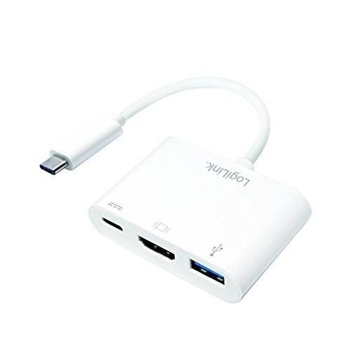 Logilink Usb-C A Hdmi Adattatore Bianco Bianco Multiport