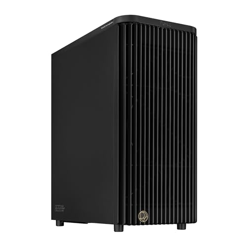 Proart Pa401 Metal Pwm Black Atx Mid-Tower Case (Dual 160 Mm Ring Fan Blades, Ledt-Side Panel Lock, Power And Reset Button Lock, Detachable Psu Bracke