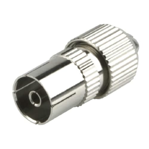 Spina Antenna Satellitare E Tv, Dritta Maschio, Connessione Sicura E Stabile, Ideale Per Tv E Ricezione Satellitare.