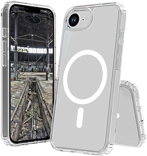 Jt Berlin Pankow Clear Ms Case Compatibile Con Apple Iphone 16E Custodia Trasparente (Assorbimento Degli Urti, Ricarica Wireless Qi/Ricarica Magnetica