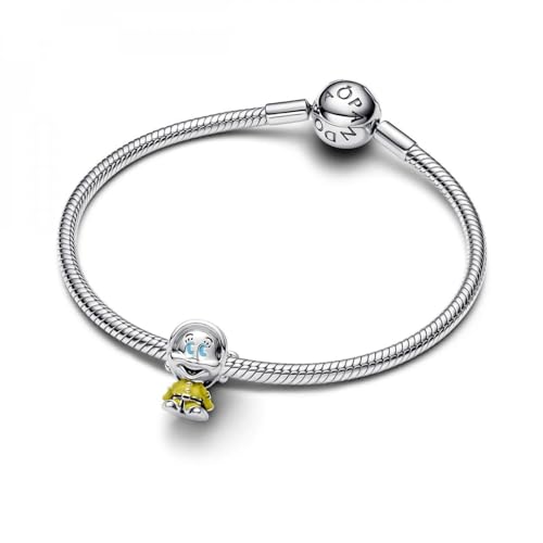 Pandora Moments Disney 793749C01 Breloque En Forme De Sepple De Blanche-Neige En Argent Sterling Compatible Avec Les Bracelets Moments, 9,8X14,9X12,2 