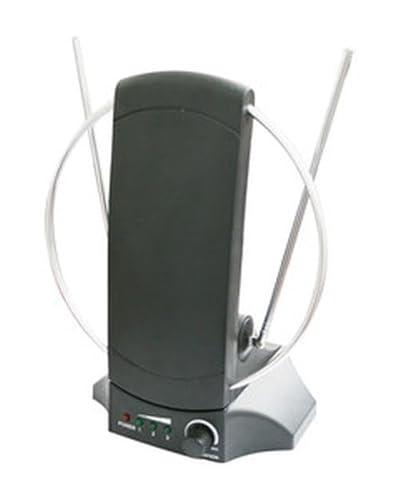 Antenna Tv Interna Con Amplificatore, Ricezione Migliorata, Facile Installazione, Ideale Per Piccoli Spazi E Miglioramento Del Segnale Per Guardare La